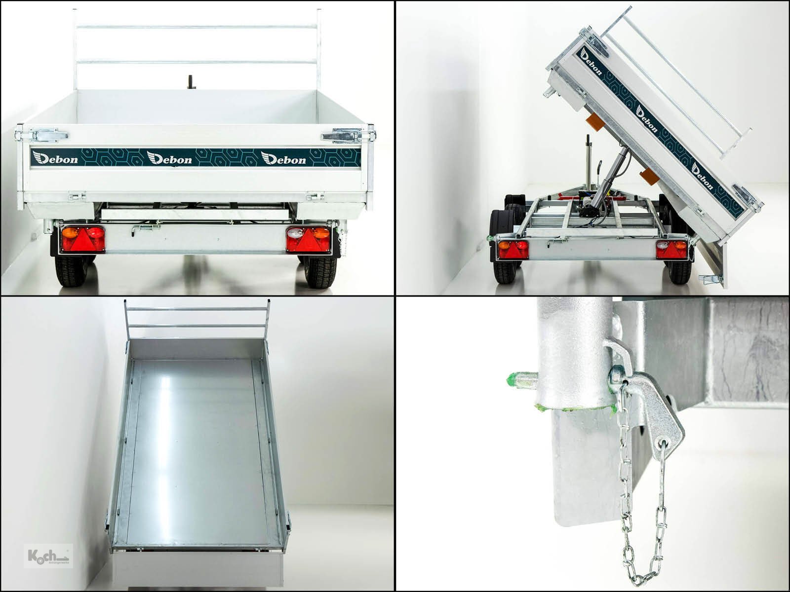 Anhänger del tipo Sonstige Debon Dreiseitenkipper 180x306 2,6t|E-Pumpe (Ki12332034So), Neumaschine en Winsen (Luhe) (Imagen 10)